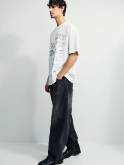 Футболка relax fit с принтом / Zarina