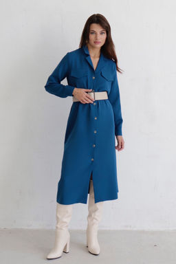 Платье-рубашка с английским воротником - Martichelli фото 28