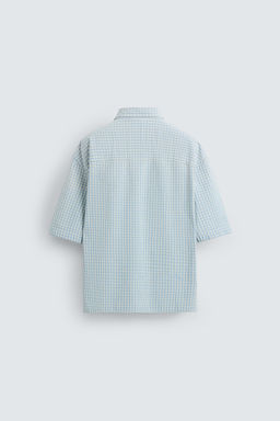 RELAXED FIT CHECK SHIRT - Zara фото 16