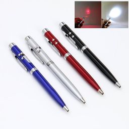 Ручка шар. с фонарем и лазерной указкой (NG-9621) черная