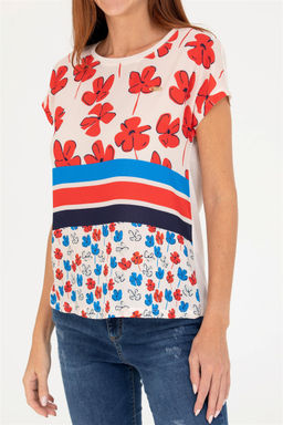 U. S. Polo Assn Женская кремовая футболка с круглым вырезом - U.s. polo assn фото 13