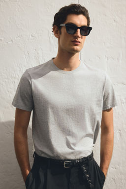 Camiseta en algod?n pima Slim Fit - H&m фото 11