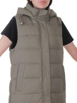 817 KHAKI Жилет утепленный зимний женский (150 гр. холлофайбер)