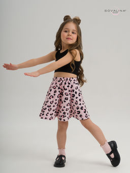 Костюм Мальвина КТ черный-нежный леопард - Sovalina фото 21