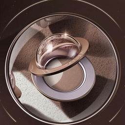 Пудра контурирующая Zeesea Interstellar Moon shadow Powder тон Natural 3 г фото 4