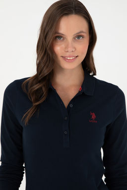 Женский темно-синий базовый свитшот Неожиданная скидка в корзине - U.s. polo assn фото 8