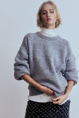 Jersey oversize en mezcla de alpaca - H&m фото 7