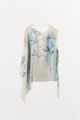 LIMITED EDITION PRINTED ASYMMETRIC TOP - Zara фото 15
