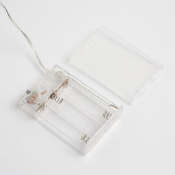 Гирлянда Нить 5 м, роса, IP20, серебристая нить, 50 LED, 2 режима, от батареек AAх3, свечение белое - Luazon lighting фото 3