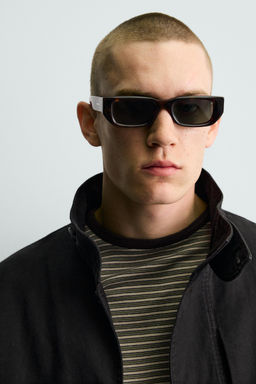 CAZADORA BOXY FIT ALGOD?N / Negro - Zara фото 5