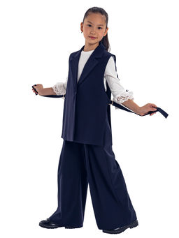 Школьный жилет для девочки О76269 - Карамелли фото 3