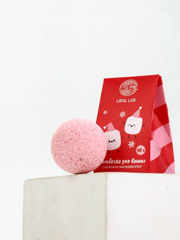 Бомбочка для ванны «Снежный маршмеллоу», 40 г, URAL LAB