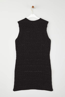 Trendyolmilla Siyah Tuvit Gorunumlu Triko Mini Elbise TWOAW25EL00542  фото 16