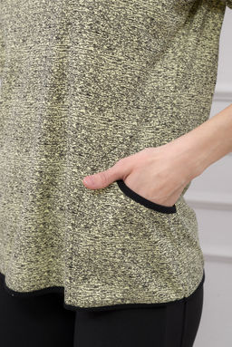 Кофта женская из интерлока Анфиса лимонная рябь - Амадэль фото 9