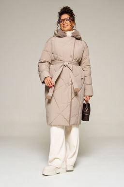 Пальто Beautiful Free 8024 капучино