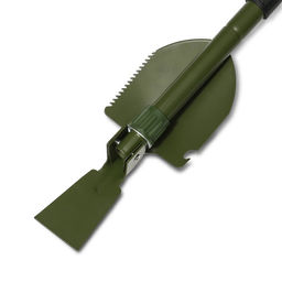 Лопата туристическая, складная, L=41 см, мотыжка, прорезиненная рукоять, в чехле, Greengo