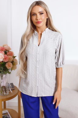 Блуза Люция (серая) Б15327-45М