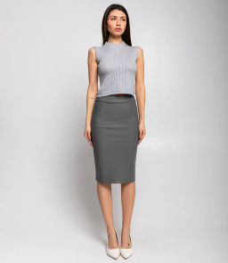 Юбка #103-1, серый
