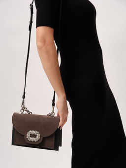 Женская сумка Deboro 31022 темный лес