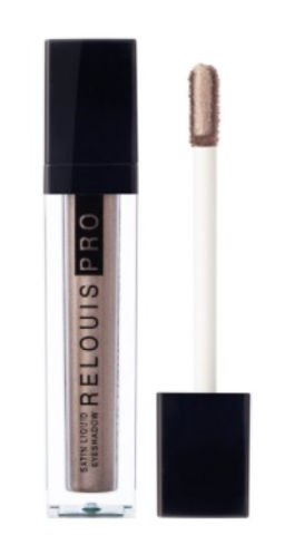 Тени для век жидкие сатиновые Relouis Pro Satin Liquid Eyeshadow №23 како молоко