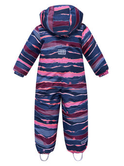 Комбинезон Valianly детский для девочки оранжевого цвета 9216O  фото 2