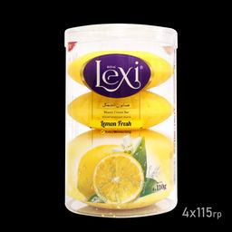 Мыло Туалетное "Royal Lexi" 4*110гр Свежий лимон (банка)