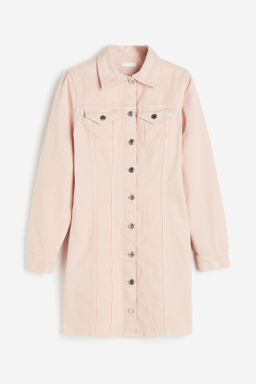 Vestido en denim de algod?n