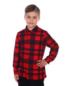 РБ003 Рубашка Ковбой (красный) - Милаша фото 2