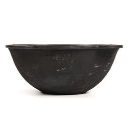 УЦЕНКА Казан чугунный, 6 л, плоское дно, нет крышки