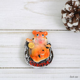 Магнит Тигр с подковой и деньгами / 21372 /уп 24/960/ - Галеонтрейд фото 3