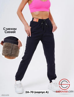 Брюки из хлопка с мехом - Bruno фото 3