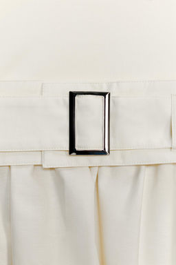 TWILL DRESS WITH CONTRAST BELT - Zara фото 7