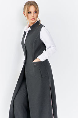 Костюм Euro Moda 646 серый