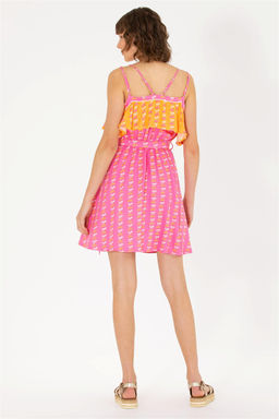 U. S. Polo Assn Женское тканое платье цвета фуксии - U.s. polo assn фото 12