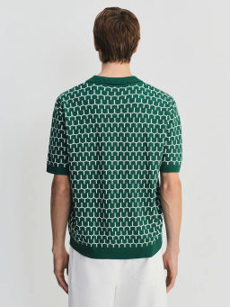 Джемпер поло из жаккарда ZR2605043305-16 / Zarina