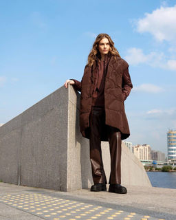 Пальто женское арт. 311W, шоколад