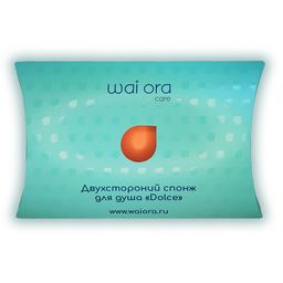 Двухстороний спонж для душа Dolce (Коралловый) - Wai ora фото 7