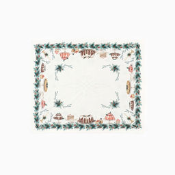 Набор новогодний New Years treat: скатерть 150×110 см +/-3 см с ВГМО, салфетка 40×40 см-4 шт., 100% хлопок