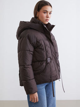 Kap??onlu Oversize Kad?n ?i?me Mont