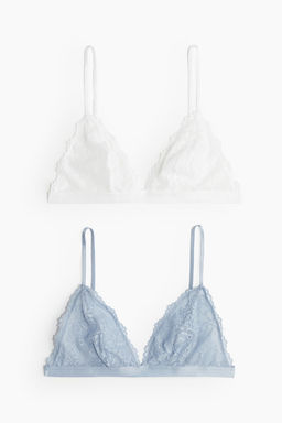 Pack de 2 sujetadores suaves de encaje - H&m фото 5