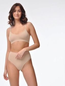 Топ на тонких бретелях в рубчик - My фото 67