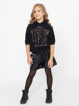 CRB wear/CWJG 63718-22-390 Толстовка для девочки,черный/Ex.Cherubino  фото 2