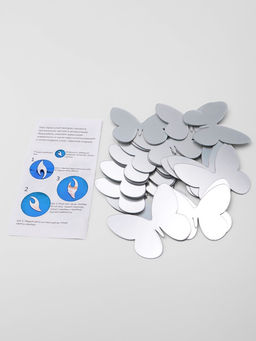 Зеркало настенное Бабочки, на клеевой основе, акриловое, 20 шт. 7.5?9 см - Take it easy фото 7