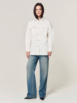 CONTE CON-924 Ветровка джинсовая женская off white