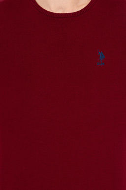 Erkek Bordo Basic Kazak