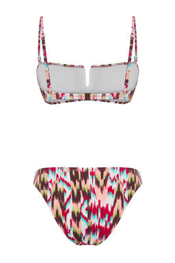 Trendyolmilla Soyut Desenli Straplez Regular Bikini Tak?m? TBESS25BT00157  фото 7