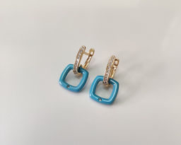Серьги с керамикой
