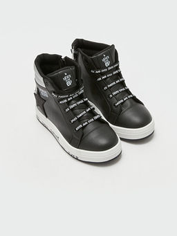 Deri G?r?n?ml? K?z ?ocuk Spor Ayakkab?