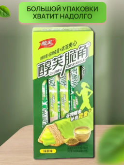 Хрустящие фитнес трубочки с начинкой Матча (20 шт) 440 гр. - Sweet Joys фото 4