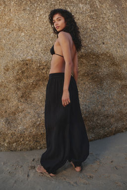 Pantal?n efecto arrugado con cord?n de ajuste - H&m фото 3